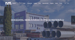 Desktop Screenshot of nerezove-materialy.cz